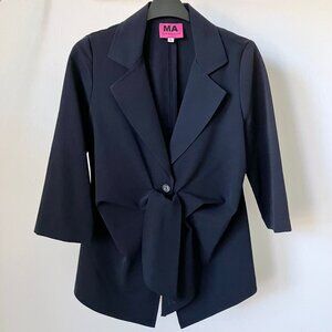 MA Los Angeles 3/4 Sleeve Navy Blazer - S